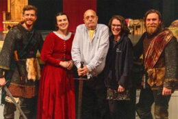 Care South at Home Client, Paul, meets the Cast of Macbeth